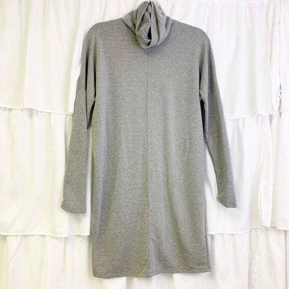 Turtleneck Sweater Dress Thyme & Honey Women’s Gray Size Medium - Picture 2 of 11
